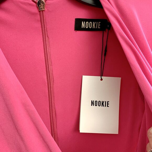 Nookie Envy Mini Dress Neon Pink Medium NWT - Picture 5 of 8